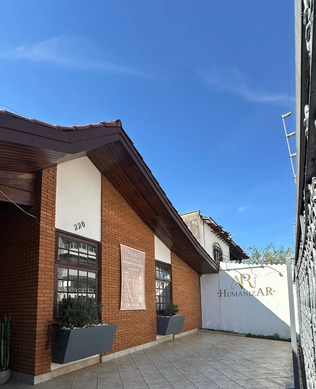 Fachada do espaço de atendimento em Sorocaba